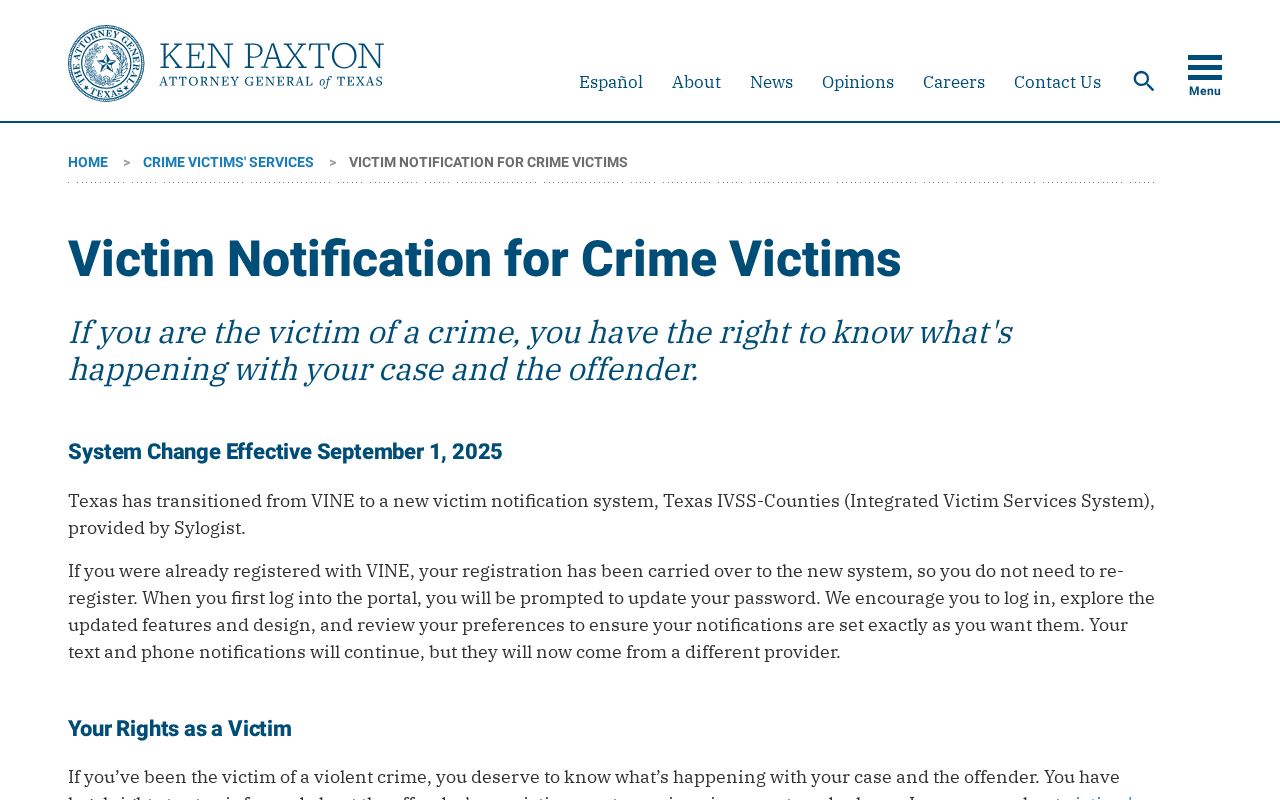 Cherokee County VINELink to IVSS release notification transition